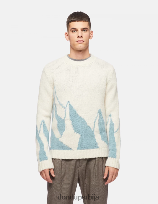 џемпер од алпаке са округлим изрезом мушкарци 662008874 светло плава DONDUP Одећа џемпер од алпаке са округлим изрезом мушкарци 662008874 светло плава DONDUP Одећа