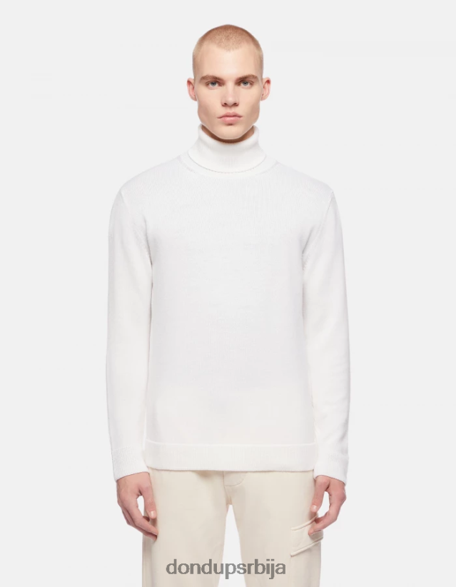 вунени џемпер са поло изрезом нормалног кроја мушкарци 662008891 фиоццо DONDUP Одећа