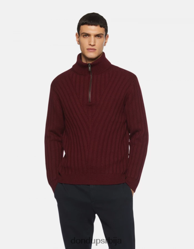 Вунени џемпер регуларног кроја мушкарци 662008894 пругна DONDUP Одећа Вунени џемпер регуларног кроја мушкарци 662008894 пругна DONDUP Одећа