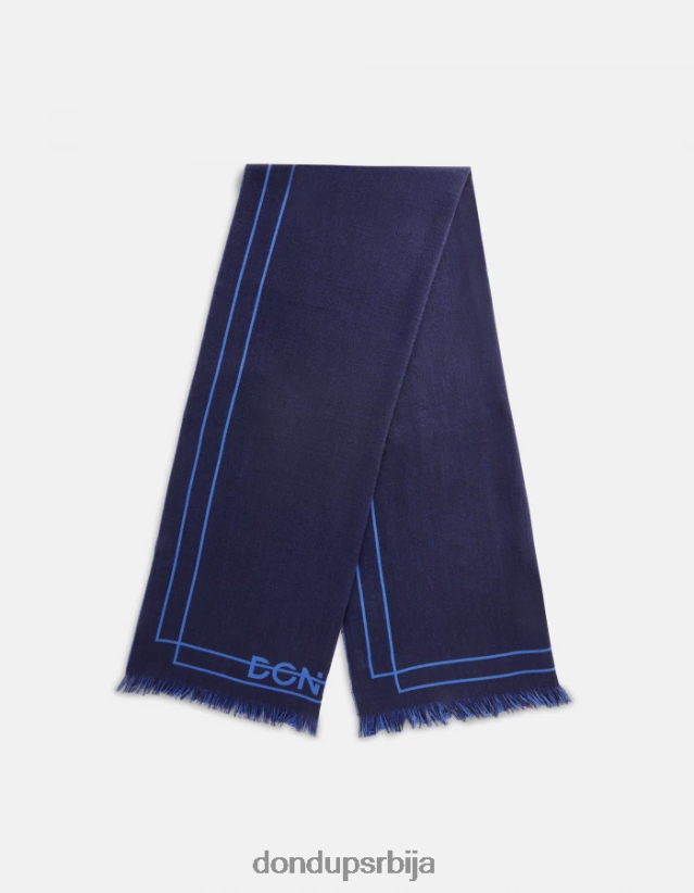 вунени и памучни шал мушкарци 6620081016 Морнарско плаво DONDUP Прибор