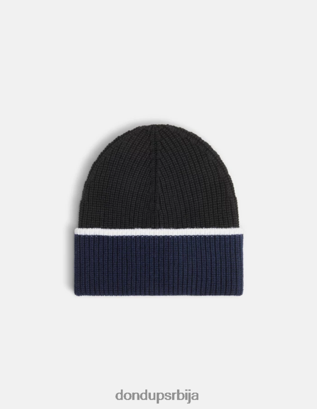 вунени шешир мушкарци 662008940 плаво црно DONDUP Прибор