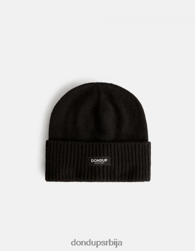 кашмирски шешир мушкарци 662008987 црн DONDUP Прибор