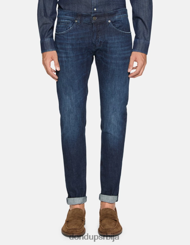 георге скинни фармерке од растезљивог тексаса мушкарци 662008606 Плави DONDUP Одећа