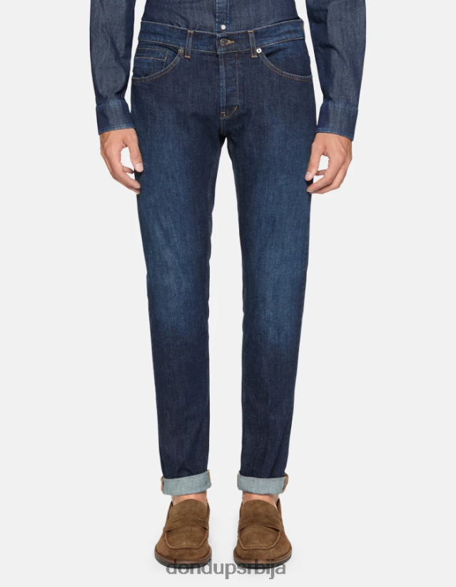 георге скинни фармерке од растезљивог тексаса мушкарци 662008609 Плави DONDUP Одећа
