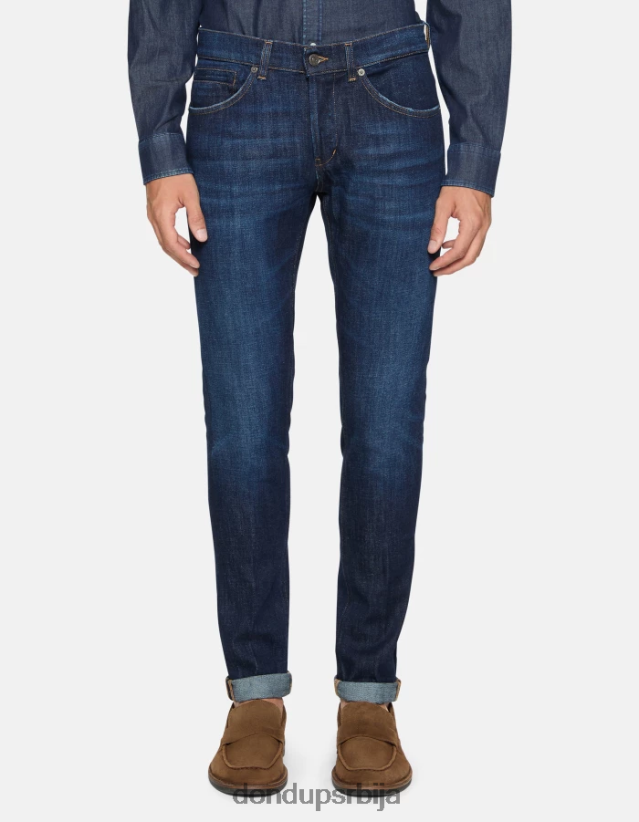 георге скинни фармерке од растезљивог тексаса мушкарци 662008615 Плави DONDUP Одећа