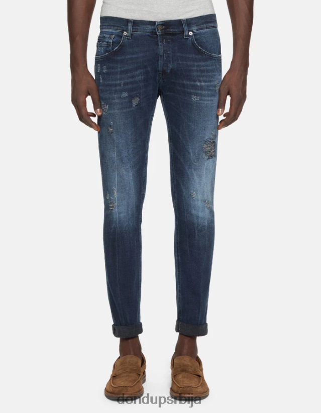 ритцхие скинни фармерке од растезљивог тексаса мушкарци 662008676 блу туарег DONDUP Одећа