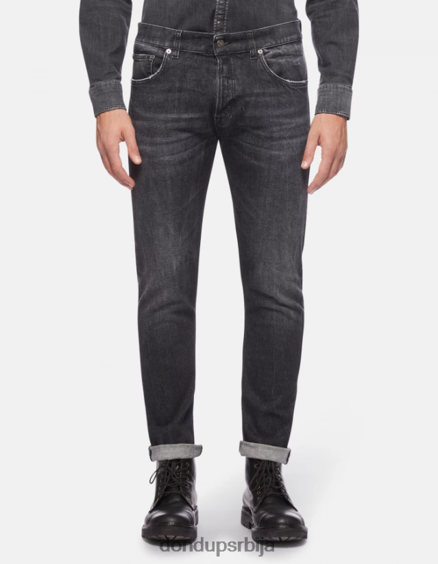 ицон растезљиве фармерке регуларног кроја мушкарци 662008641 црн DONDUP Одећа ицон растезљиве фармерке регуларног кроја мушкарци 662008641 црн DONDUP Одећа