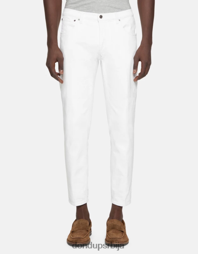 Бригхтон фармерке у облику шаргарепе од растезљивог тексаса мушкарци 662008589 бео DONDUP Одећа