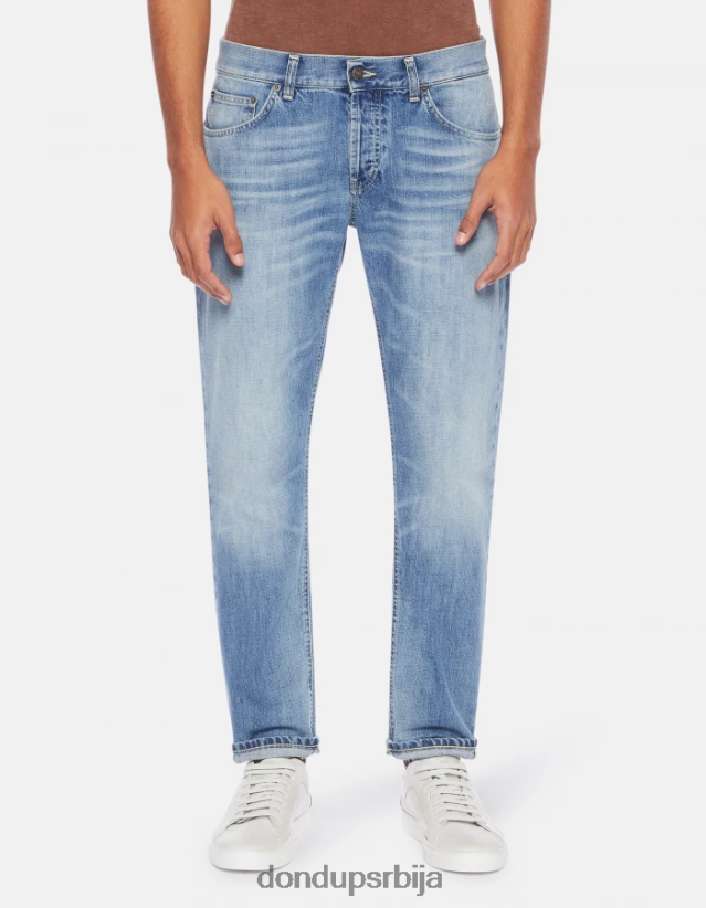 миус чврсте фармерке танког кроја мушкарци 662008613 Плави DONDUP Одећа