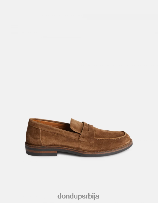 дељене кожне мокасинке мушкарци 662008972 каки DONDUP Прибор