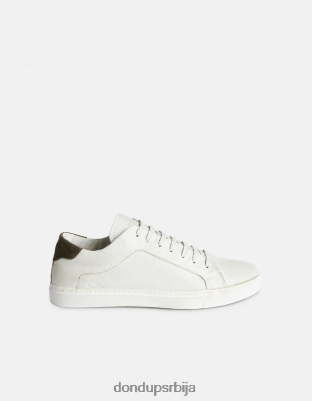 старинске кожне патике мушкарци 662008983 бело & зелено DONDUP обућа