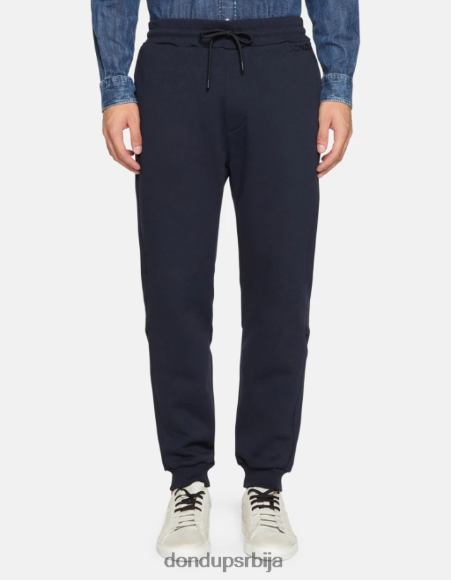 џогере од флиса нормалног кроја мушкарци 662008713 Морнарско плаво DONDUP Одећа џогере од флиса нормалног кроја мушкарци 662008713 Морнарско плаво DONDUP Одећа