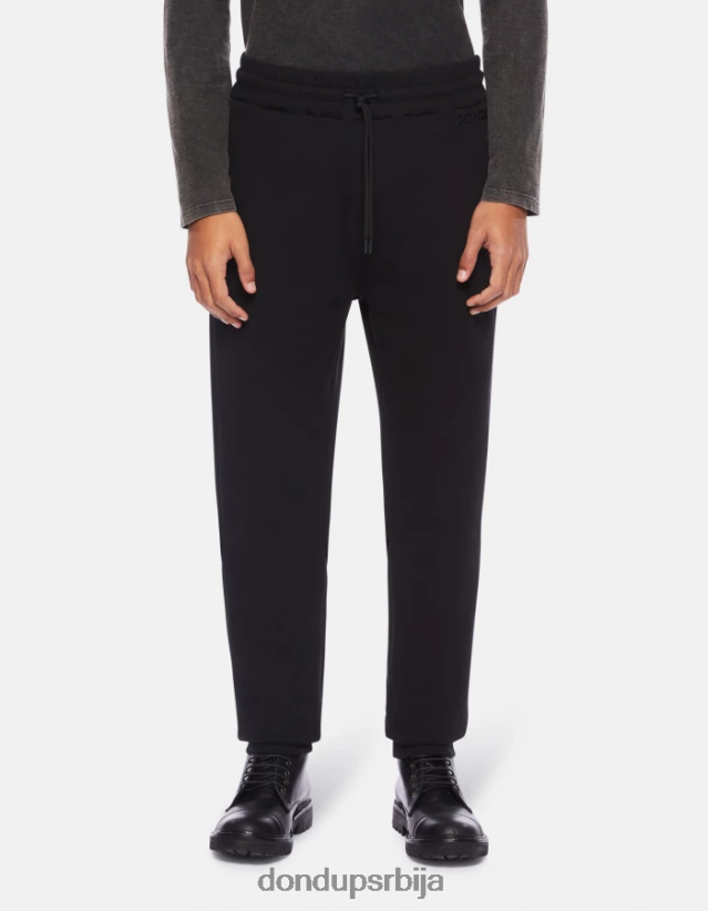 џогере од флиса нормалног кроја мушкарци 662008715 црн DONDUP Одећа џогере од флиса нормалног кроја мушкарци 662008715 црн DONDUP Одећа