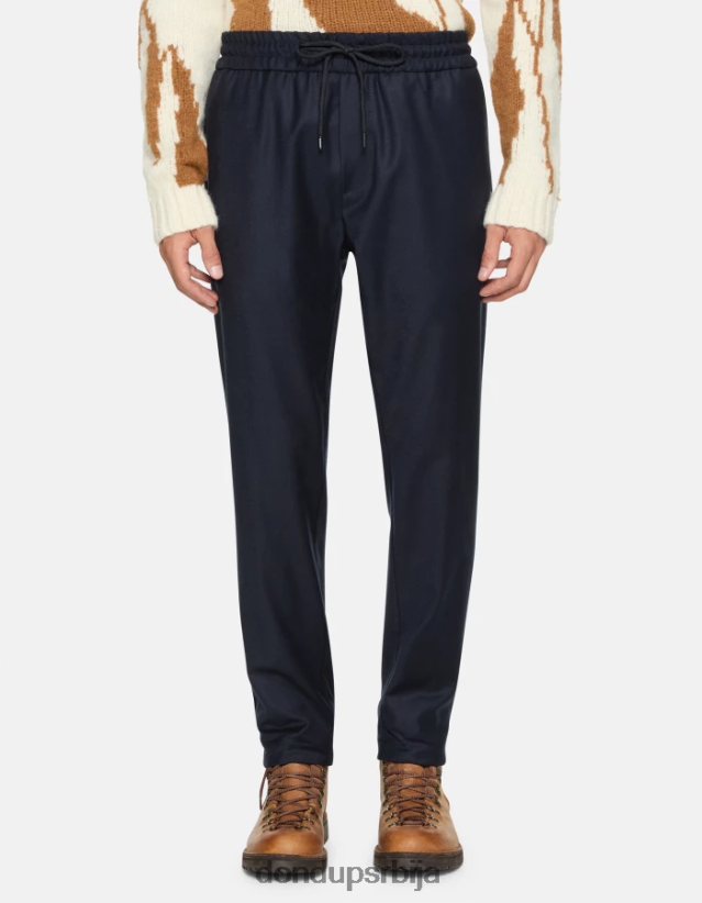 иури фланел џогери мушкарци 662008730 Морнарско плаво DONDUP Одећа