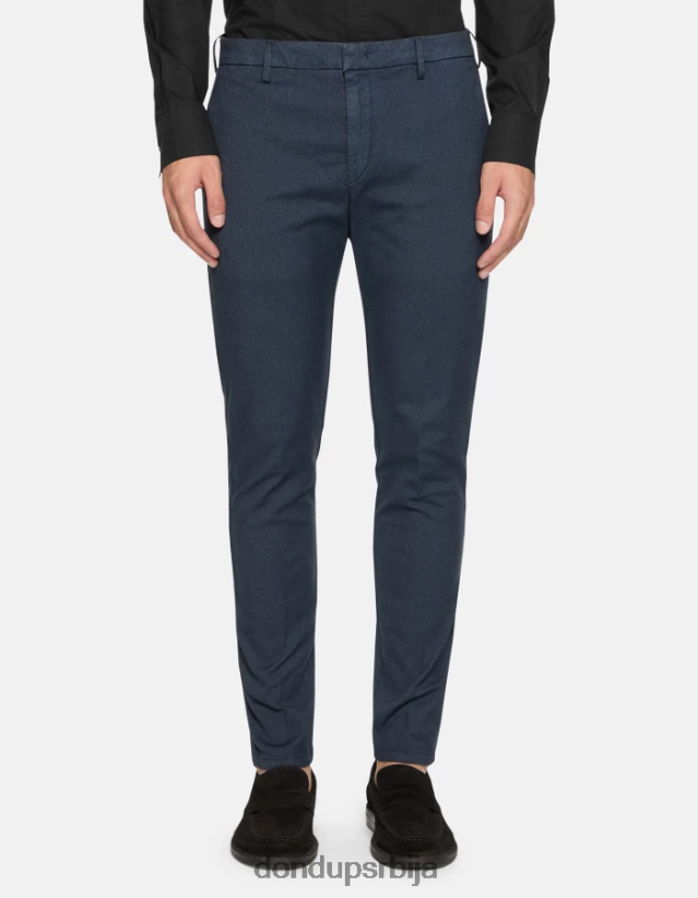 рал памучне панталоне регуларног кроја мушкарци 662008696 Морнарско плаво DONDUP Одећа рал памучне панталоне регуларног кроја мушкарци 662008696 Морнарско плаво DONDUP Одећа
