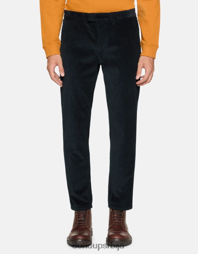 пабло панталоне од сомота регуларног кроја мушкарци 662008727 Морнарско плаво DONDUP Одећа пабло панталоне од сомота регуларног кроја мушкарци 662008727 Морнарско плаво DONDUP Одећа