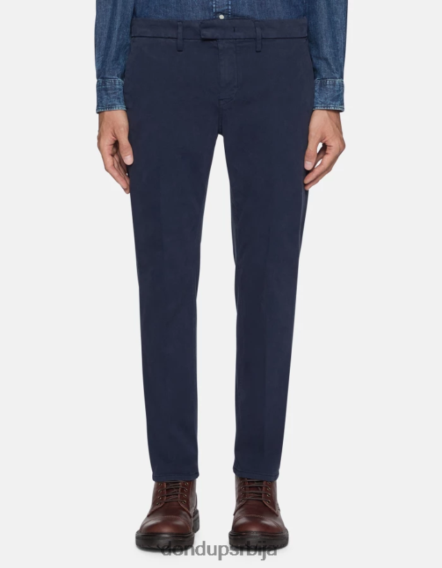 пабло сатенске панталоне регуларног кроја мушкарци 662008743 Морнарско плаво DONDUP Одећа пабло сатенске панталоне регуларног кроја мушкарци 662008743 Морнарско плаво DONDUP Одећа