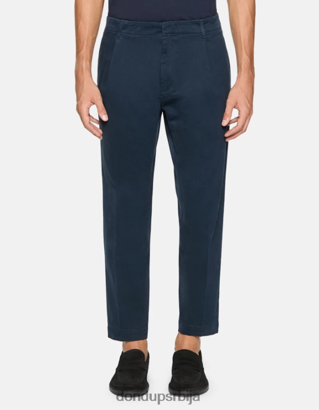 памучне панталоне бен шаргарепе мушкарци 662008716 Морнарско плаво DONDUP Одећа
