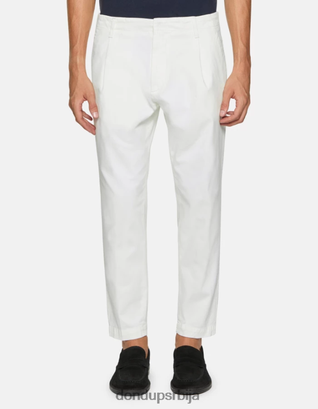 памучне панталоне бен шаргарепе мушкарци 662008717 алабастро DONDUP Одећа