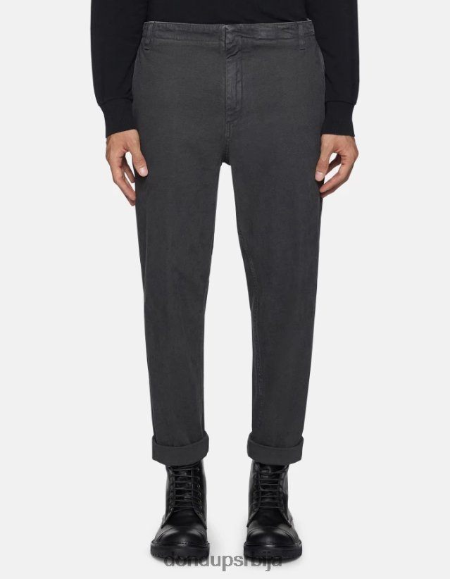 памучне панталоне у облику шаргарепе мушкарци 662008750 фумо DONDUP Одећа