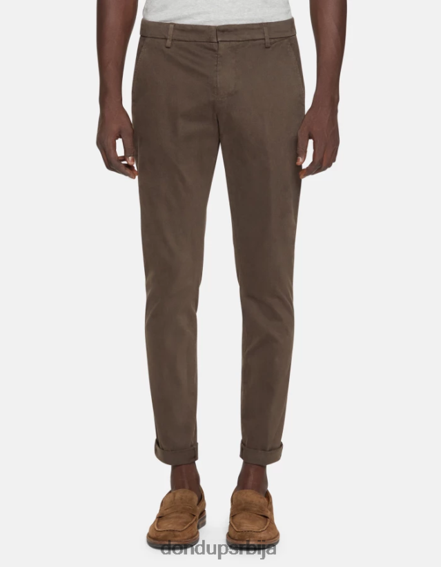 гауберт памучне панталоне слим фит мушкарци 662008688 цасторо DONDUP Одећа гауберт памучне панталоне слим фит мушкарци 662008688 цасторо DONDUP Одећа