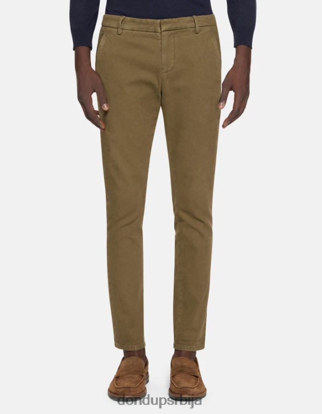 гауберт памучне панталоне слим фит мушкарци 662008710 Војничко зелена DONDUP Одећа гауберт памучне панталоне слим фит мушкарци 662008710 Војничко зелена DONDUP Одећа