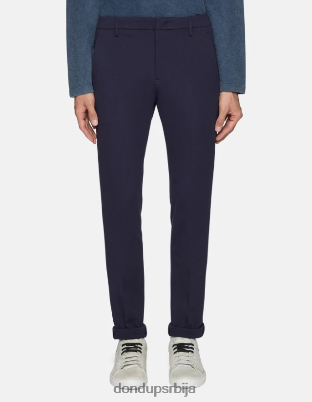 гауберт слим-фит панталоне од дреса мушкарци 662008732 тамно плава DONDUP Одећа