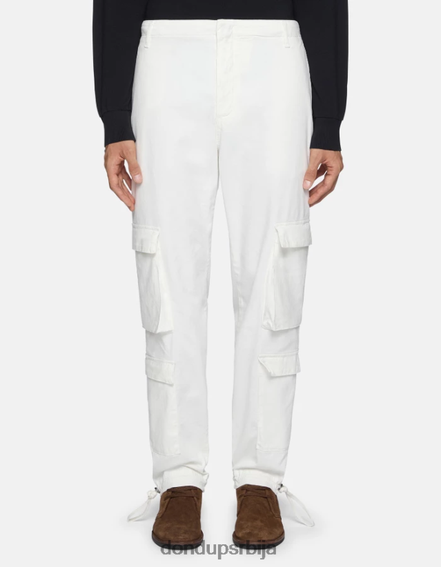 кен памучне карго панталоне мушкарци 662008695 алабастро DONDUP Одећа